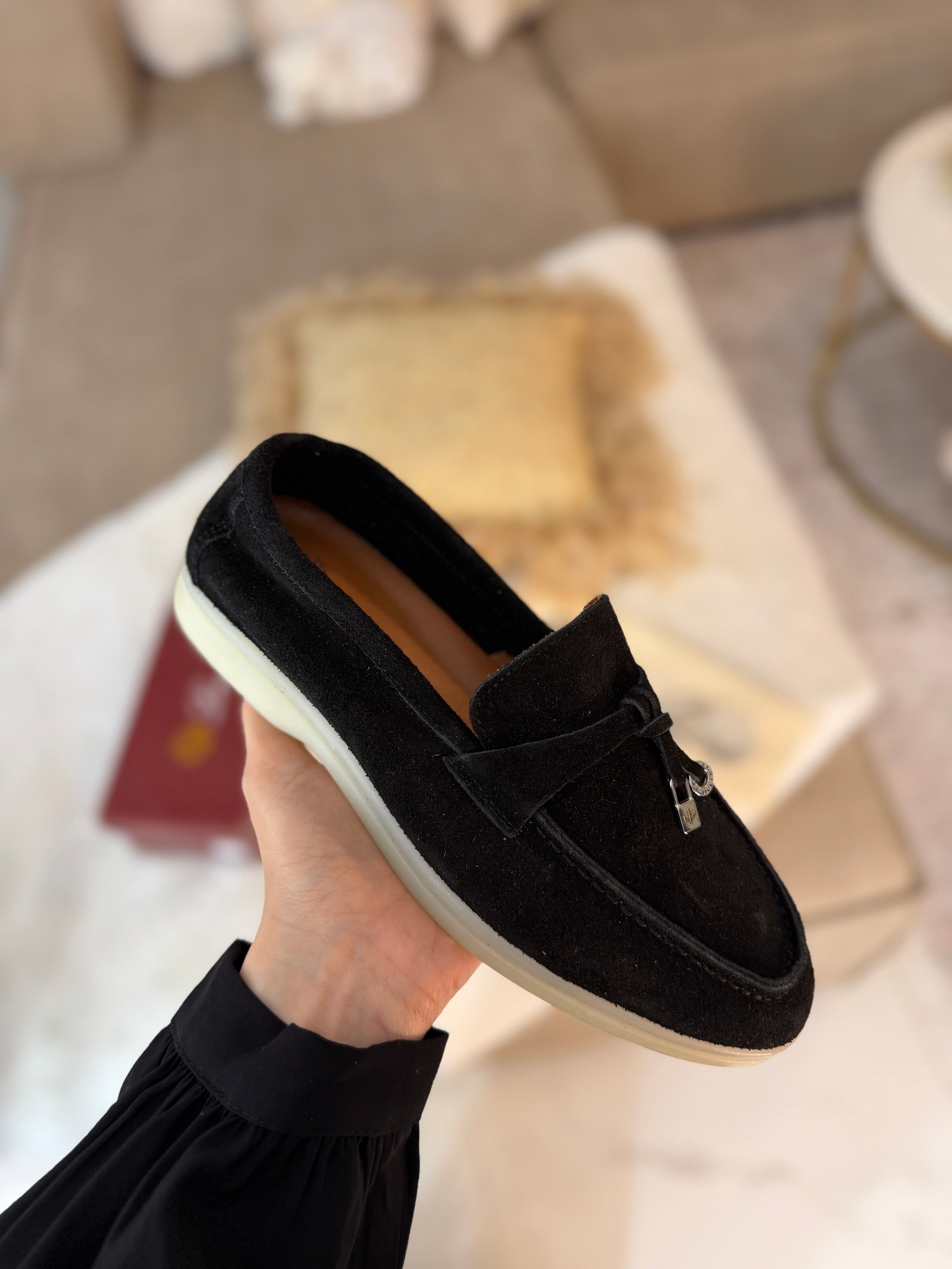 Moccasin en veritable cuir de veau