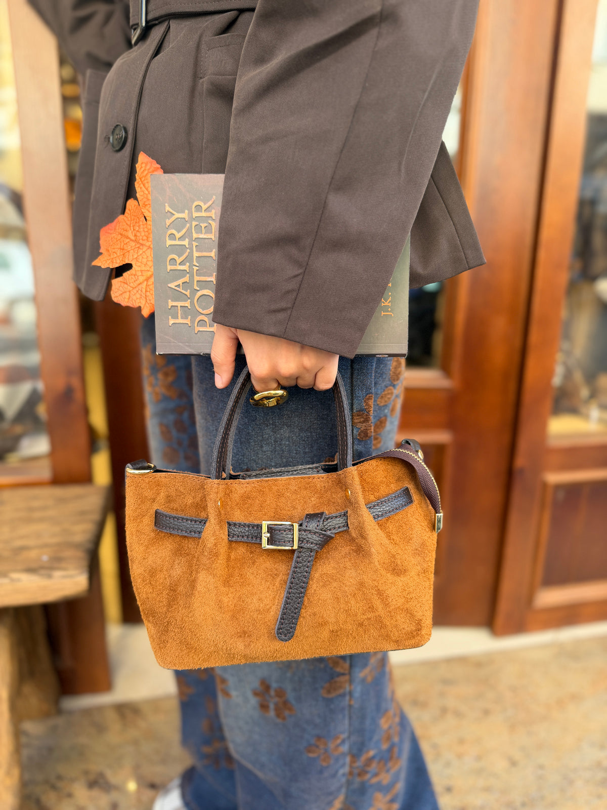 Sac en veritable cuir de vache