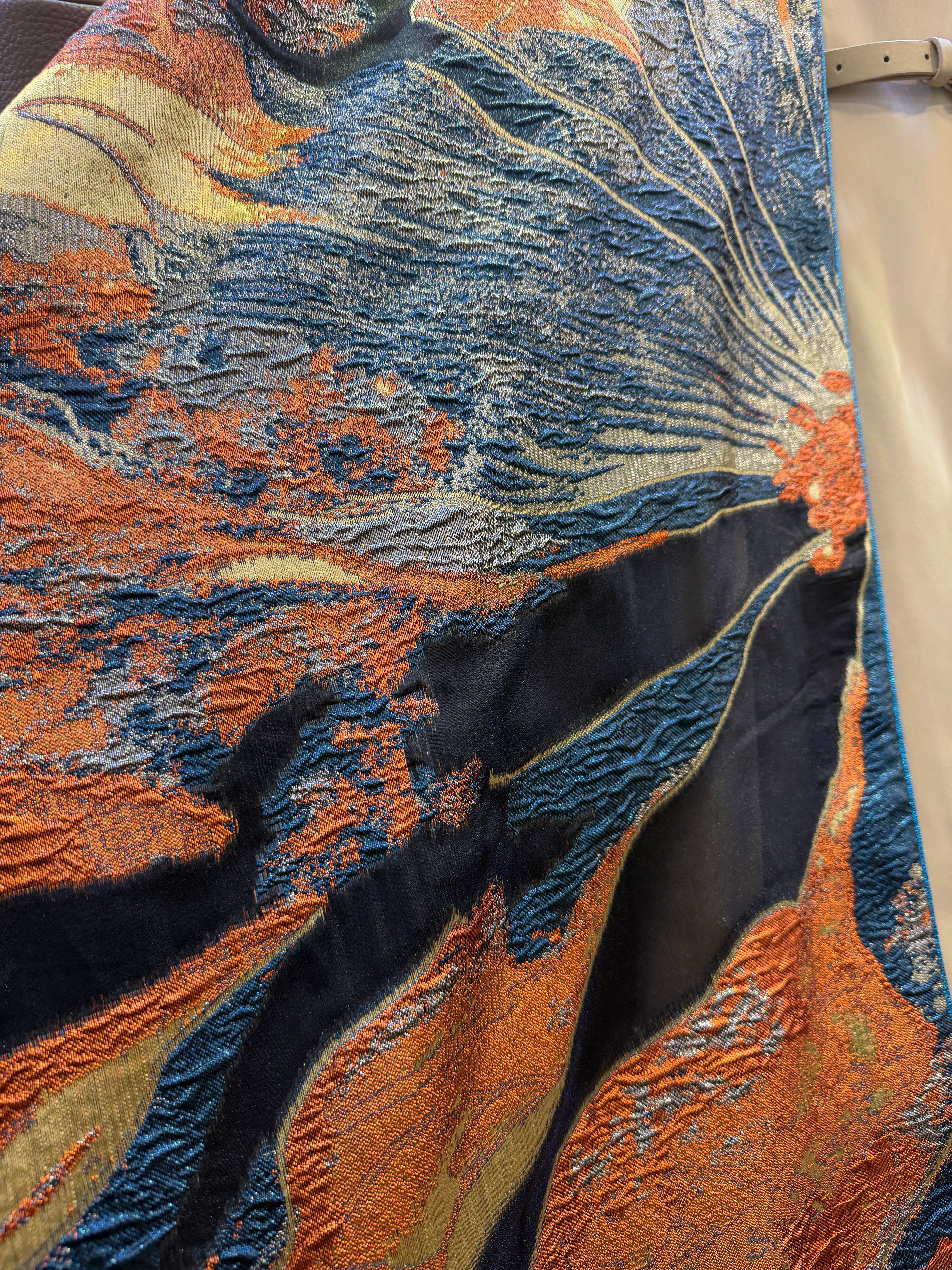 Abaya broderie jacquard