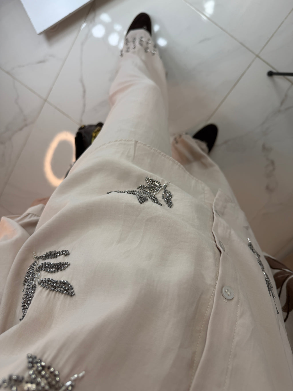 Ensemble perlé premium 90% rayonne