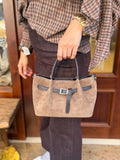 Sac en veritable cuir renversé