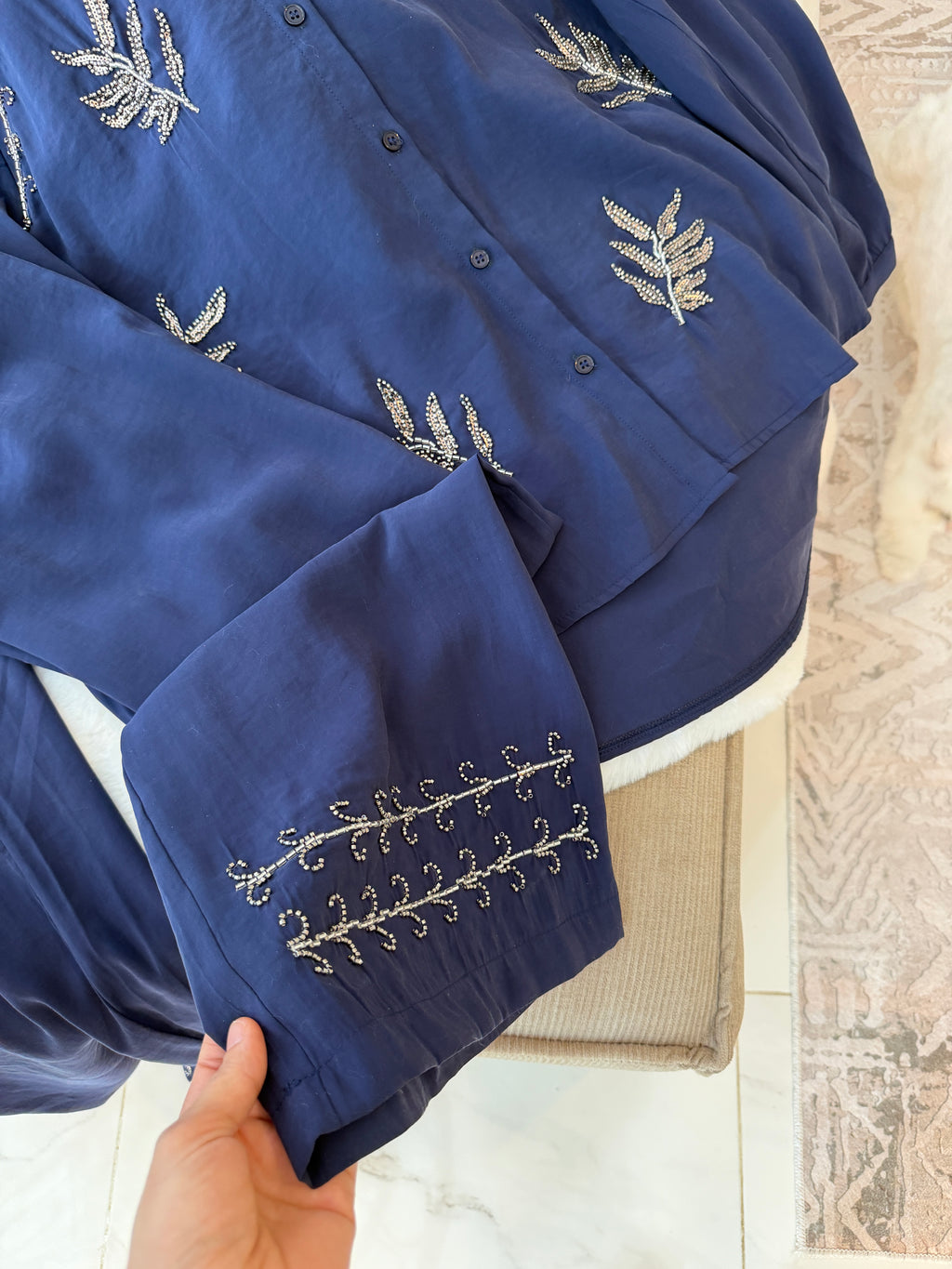 Ensemble perlée premium 90% rayonne