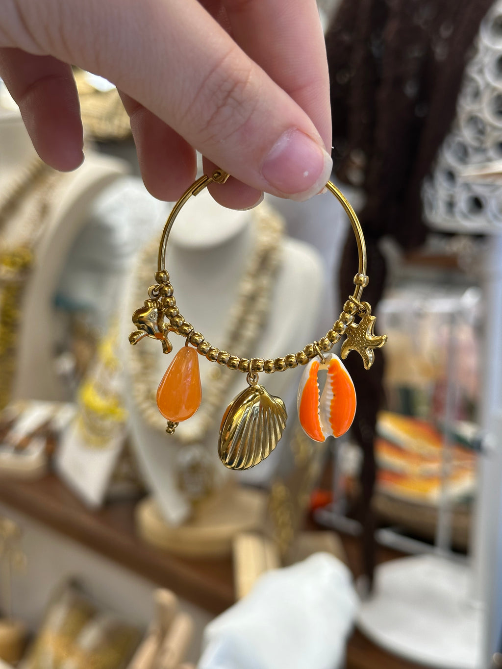 Créole Chatms Coquillages Orange