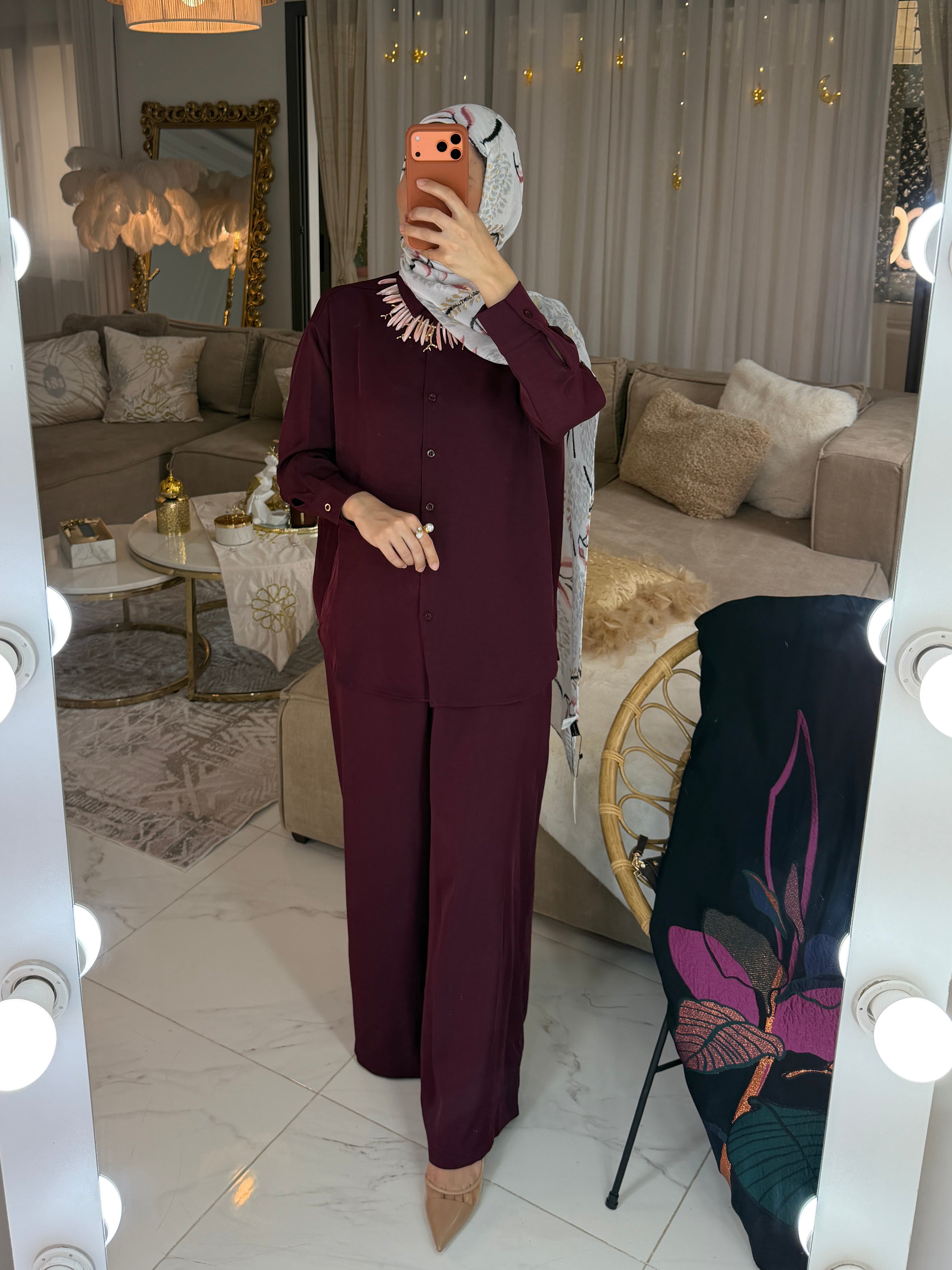 Ensemble fluide pantalon culotte