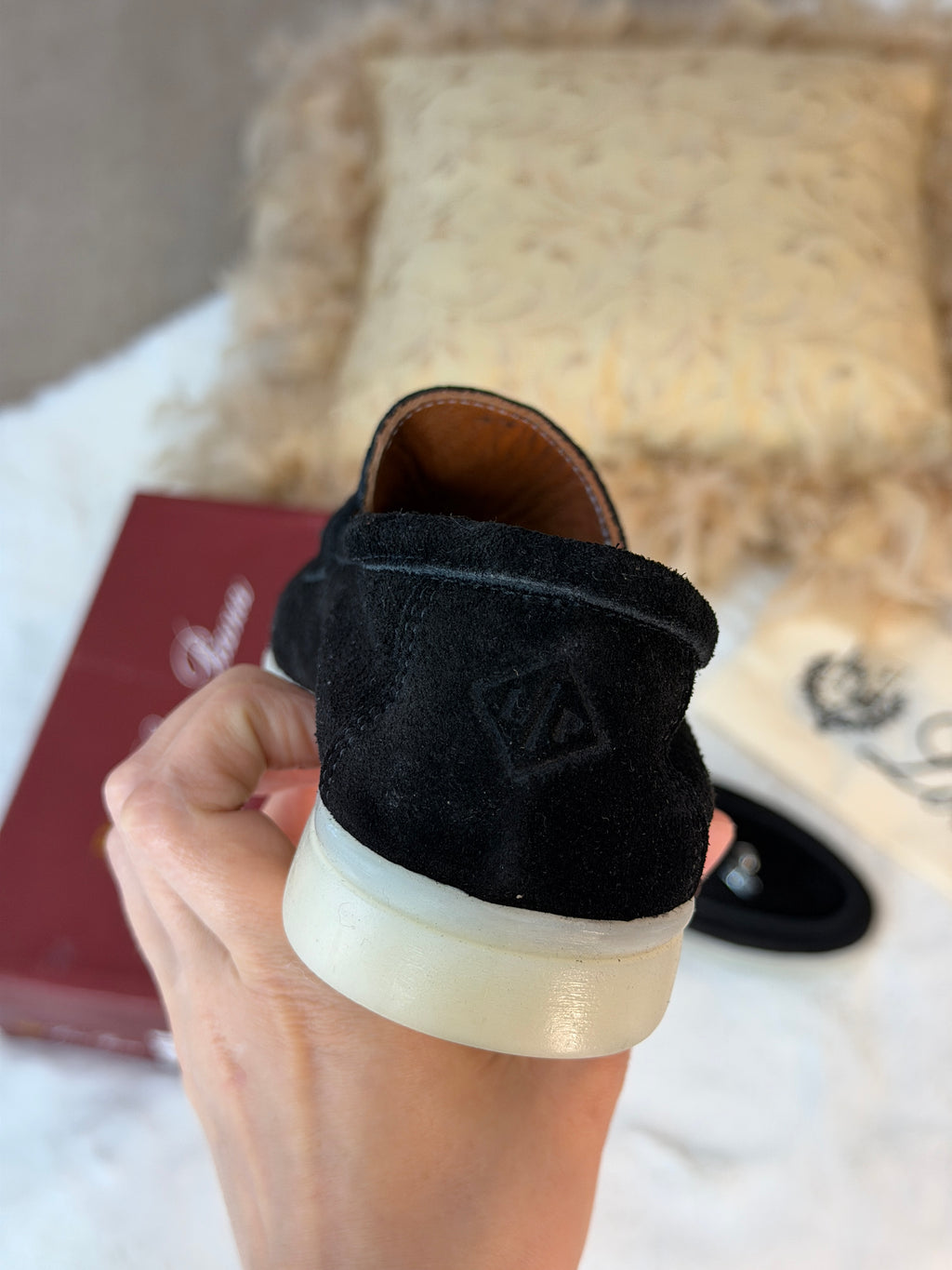 Moccasin en veritable cuir de veau