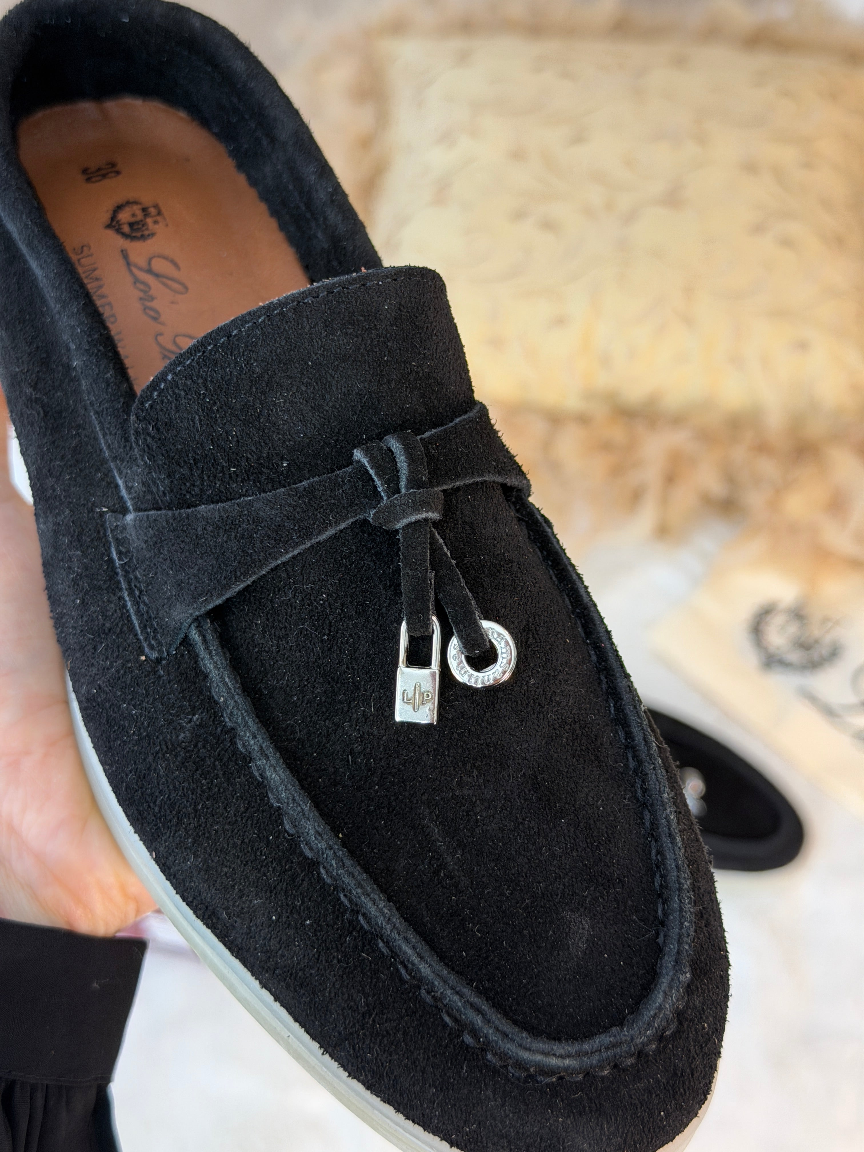 Moccasin en veritable cuir de veau