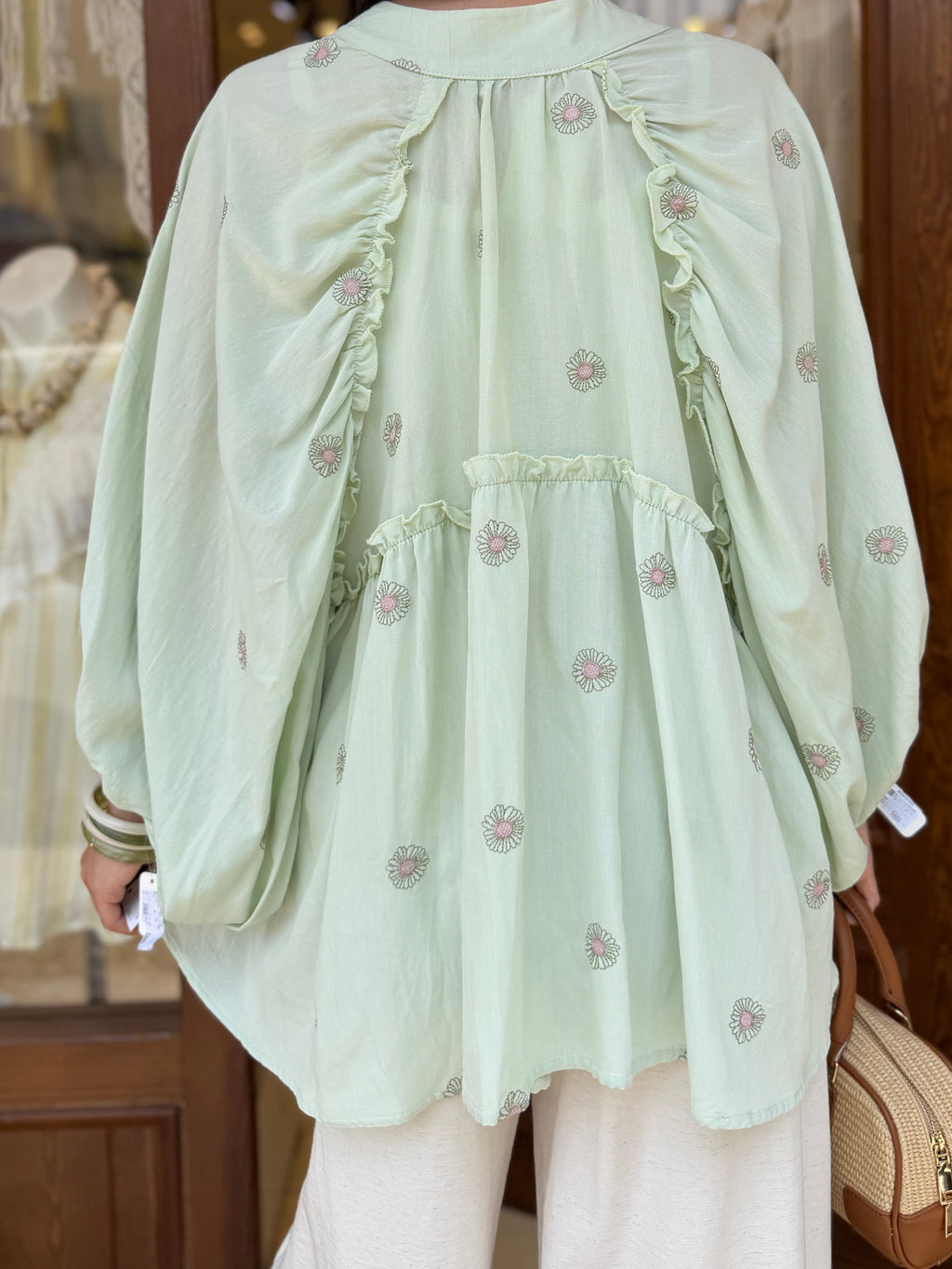 Chemise Fluide Broderie Marguerite