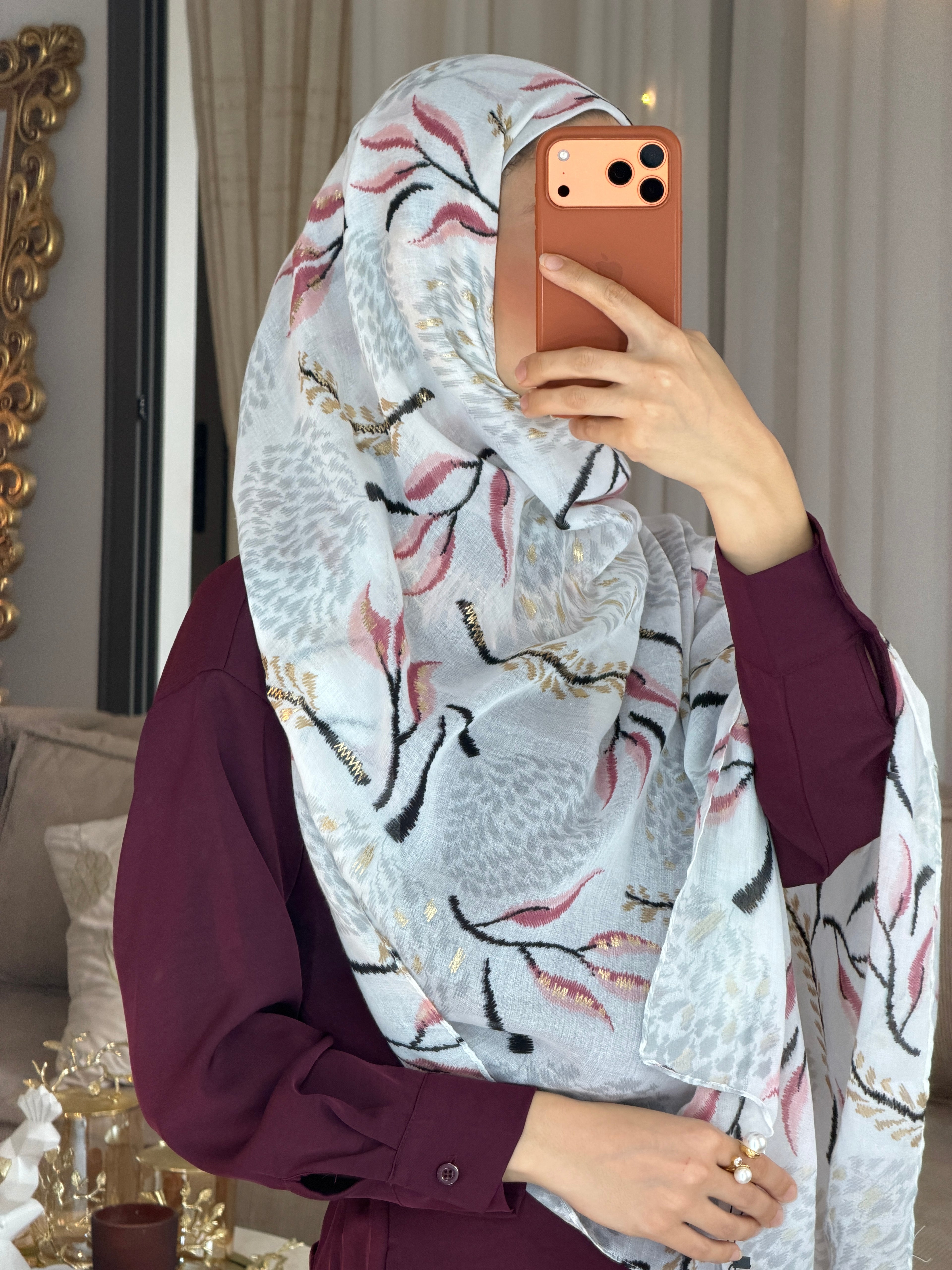 Foulard imprimé 100% viscose
