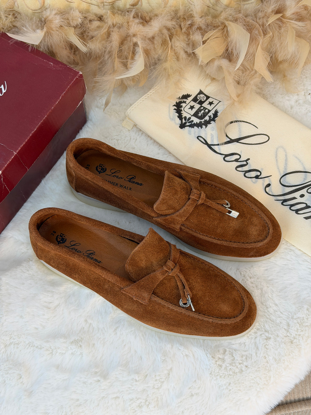 Moccasin en veritable cuir de veau