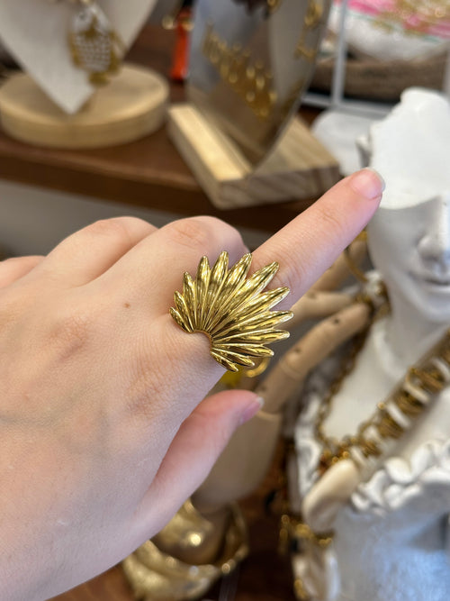 Bague Coquille Doré
