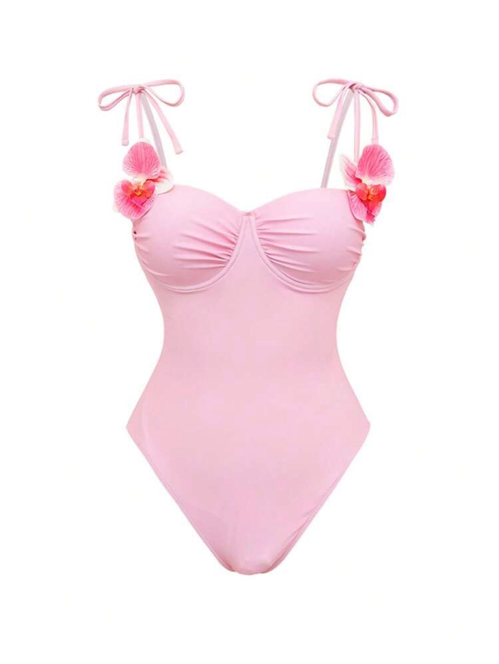 Maillot de bain une pièce avec jupe orchidée