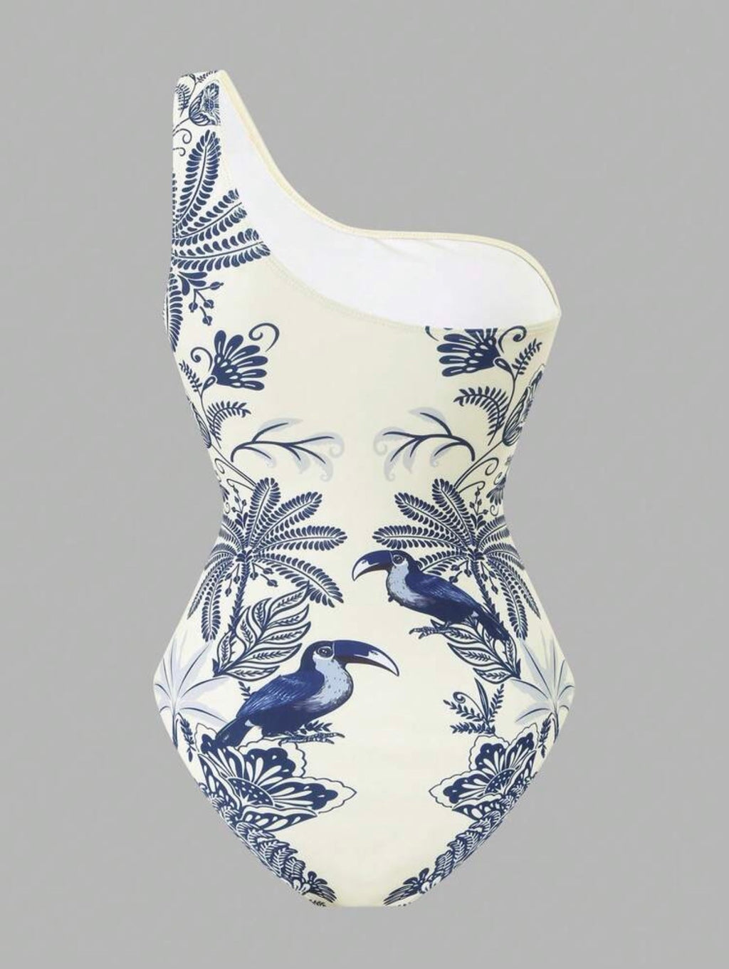 Maillot de bain une pièce palmier avec jupe longue