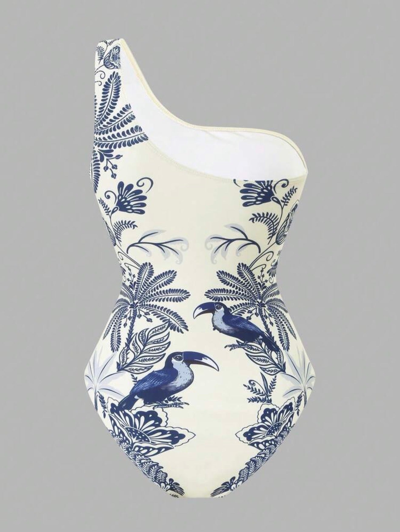 Maillot de bain une pièce palmier avec jupe longue