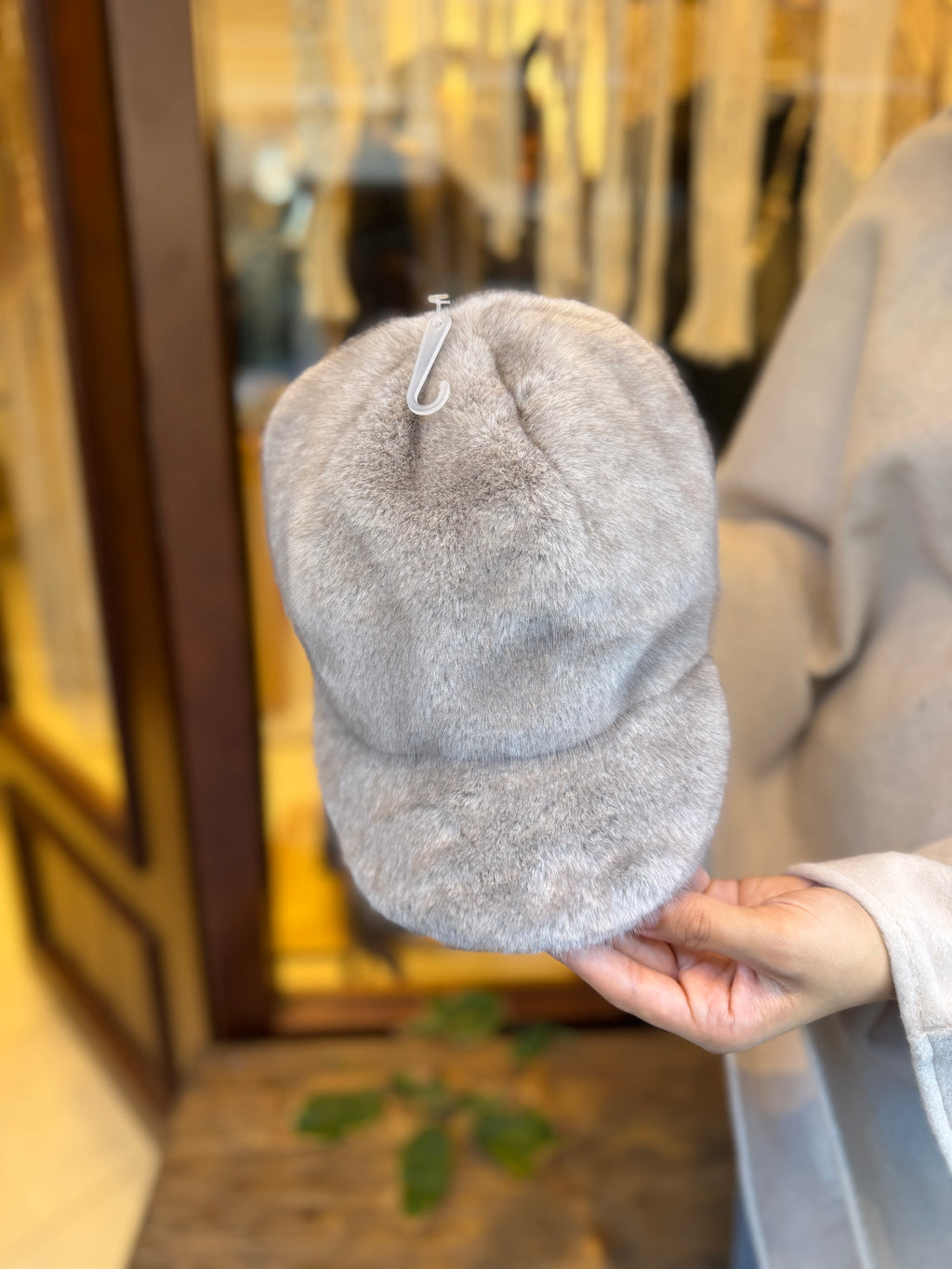 Béret entièrement fourrure ajustable