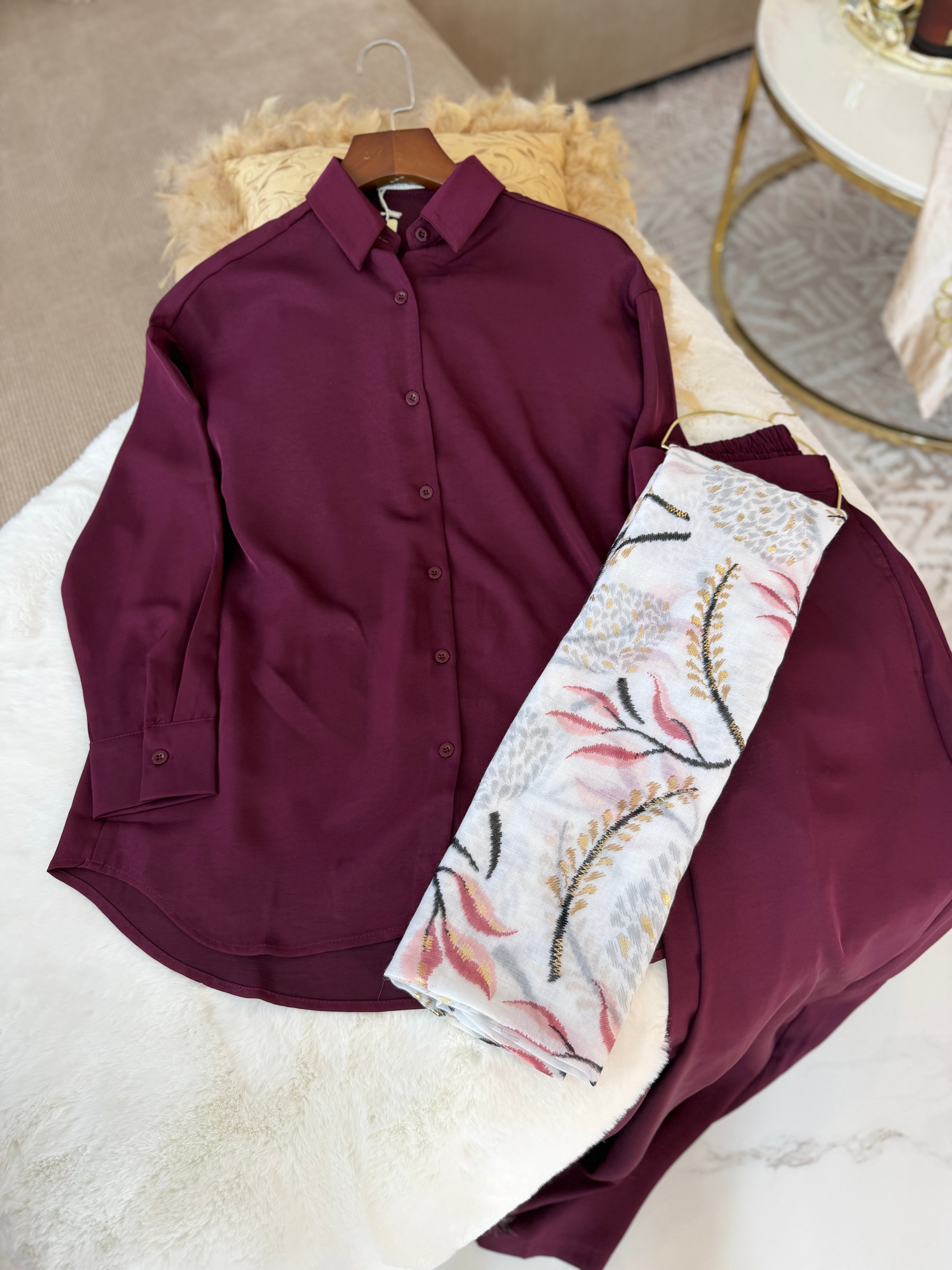 Ensemble fluide pantalon culotte