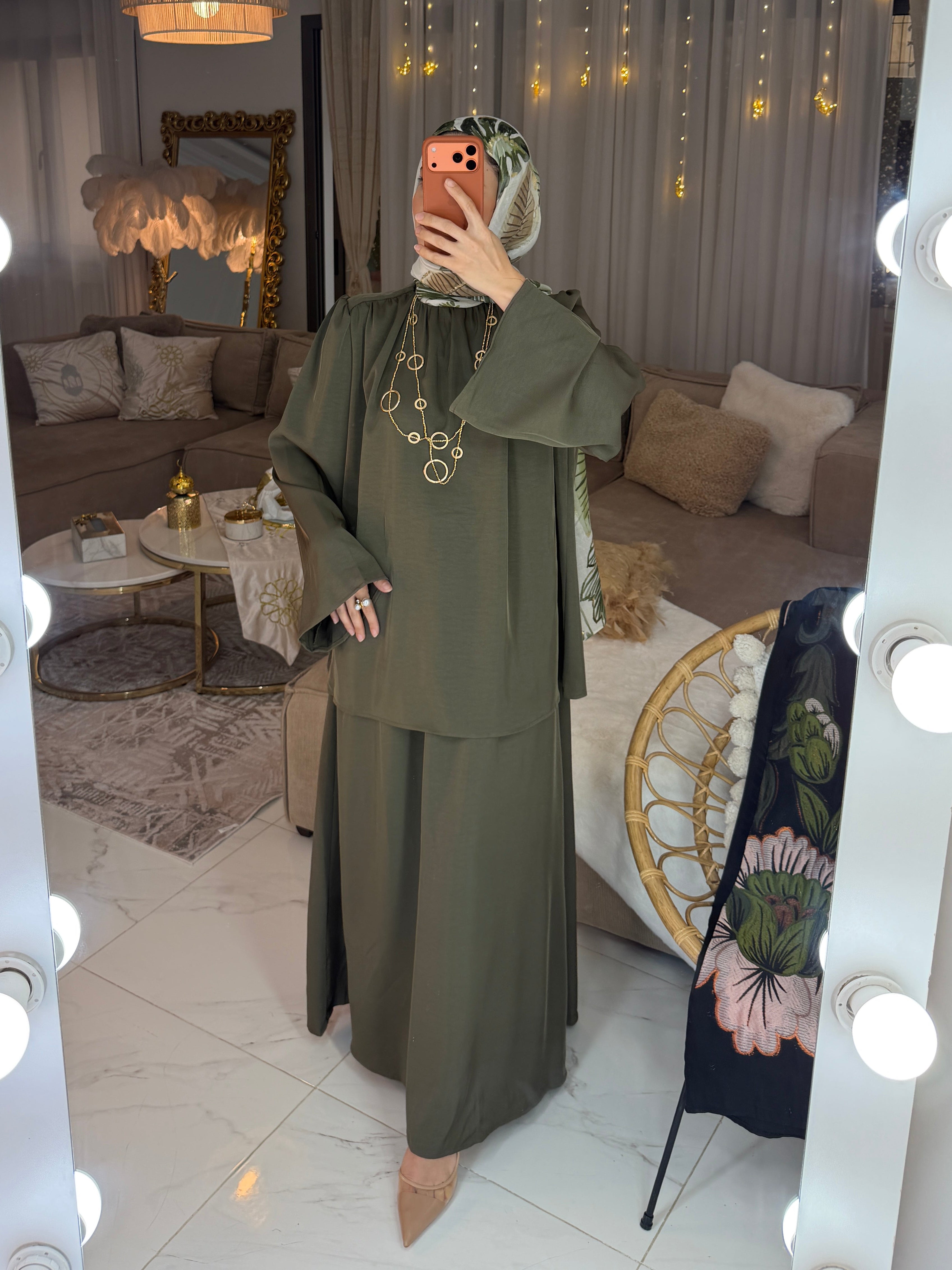 Ensemble jupe fluide